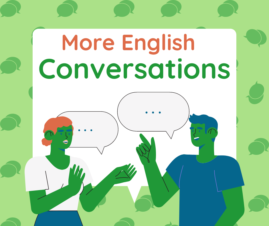 Image to link back to More English Conversations with Dialogue Frog